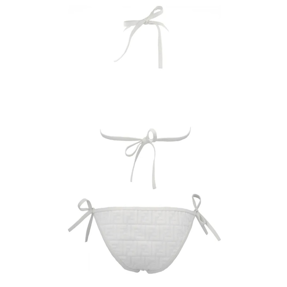 Fendi logo print bikini milk white - Picture 2 of 6
